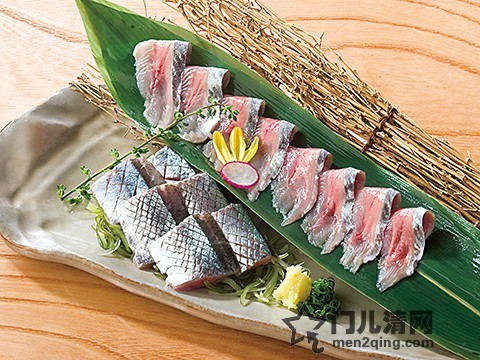 日本美食-料理菜单：刺身-秋刀鱼刺身（秋刀魚）