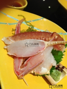 美食攻略：日本特色高级美食-螃蟹刺身