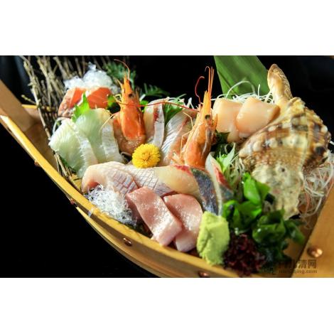 京都Anji餐厅名物刺身舟盛【お造り舟盛】