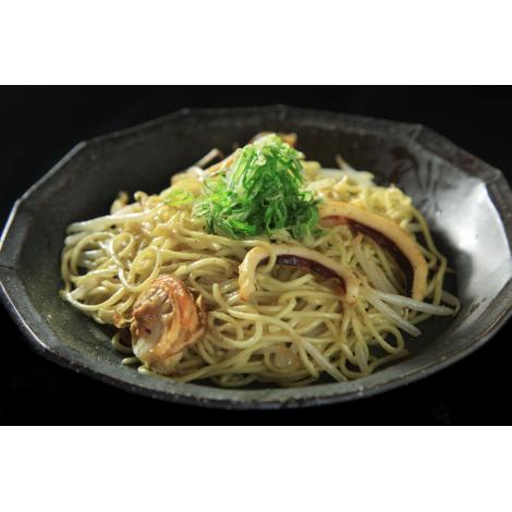 日式海鲜盐汁炒面【海鮮塩焼きそば】