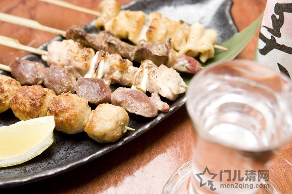 （烧鸟）串烧组合拼盘【若鶏のお任せ串焼き盛り合わせ　５種】