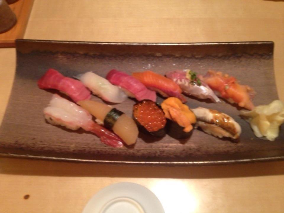 东京筑地市场的寿司