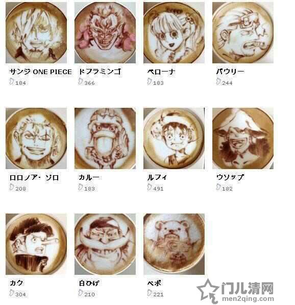 日本美食 料理 海贼王（One Piece）咖啡