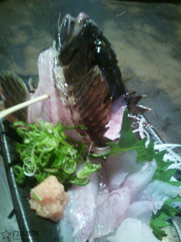 日本料理：鮋鱼（笠子鱼）刺身