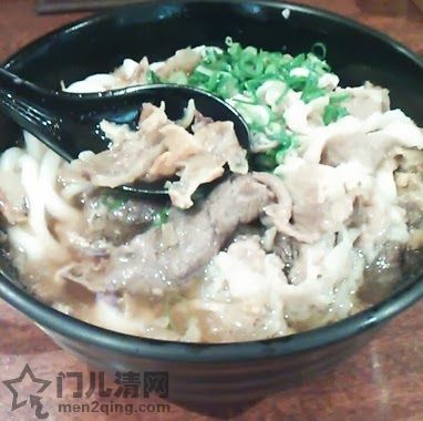 菜单：肠渣乌东面-かすうどん