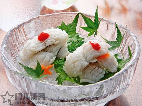 菜单：海鳗（鳢鱼）刺身 - 鱧（はも）