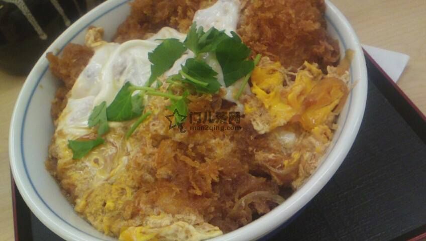 菜单：炸猪排盖浇饭（かつ丼）