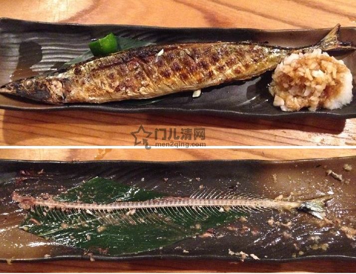 日本料理：美食新闻：秋季美食-盐烤秋刀鱼的终极吃法 图