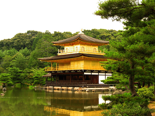 日本料理的变迁 金阁寺 图